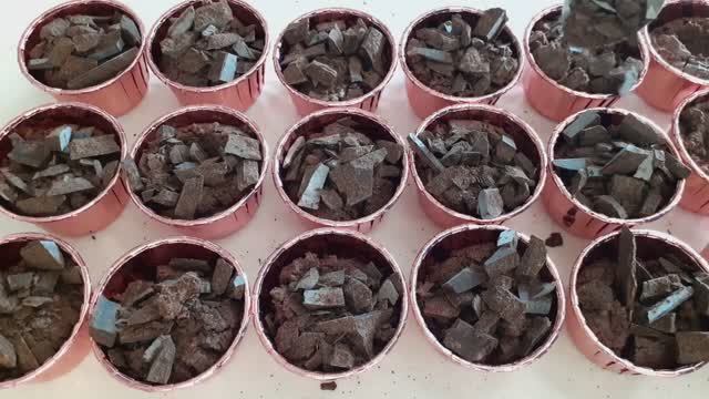 Шоколадные кето Трюфели с фундуком и шоколадом в стаканчиках! смотреть онлайн