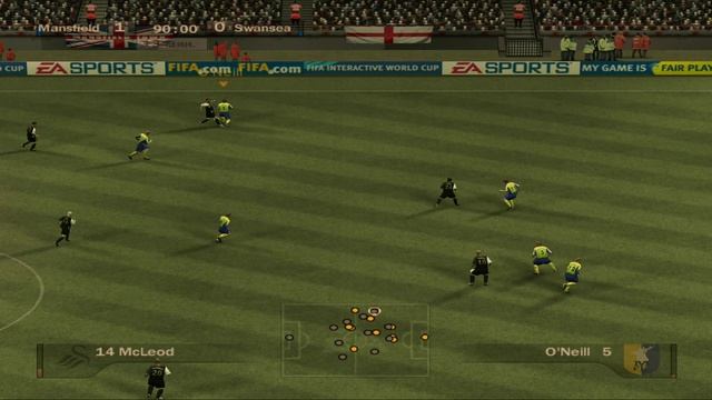 FIFA`07 PS2 на PC эмуляторе Карьера#18 Англия