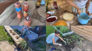 СДЕЛАЛА ХРЕНОВИНУ🔥 ДОМАШНИЙ ТОРТ// ВЫКОПАЛА ЧЕСНОК// ПЕРЕСАДИЛА УСЫ КЛУБНИКИ🔥