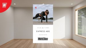 EXPRESS ABS с Марией Ивановой | 22 июля 2025 в 7.30 по МСК| Онлайн-тренировки World Class