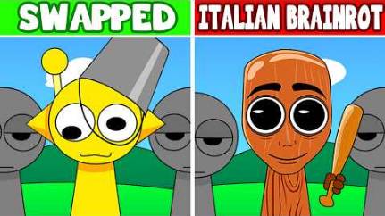 Incredibox Sprunki ITALIAN BRAINROT VS. Pyramixed но SWAPPED | Новый Мод смотреть онлайн