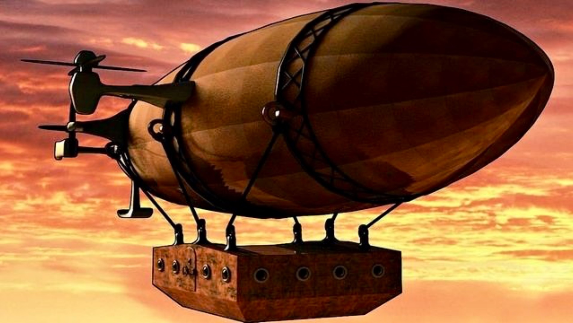 Первый дирижабль. История авиации и воздухоплавания. смотреть онлайн