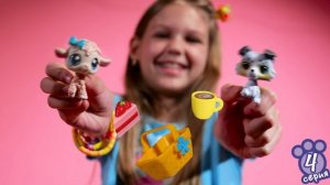 LPS набор G7, серия 4 Игровой набор "Пара друзей" Пикник у коттеджа (2 фигурки: Колли и Овечка)