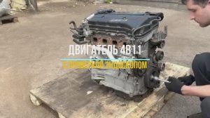 Обзор Двигателя 4B11 из Японии с проверкой эндоскопом