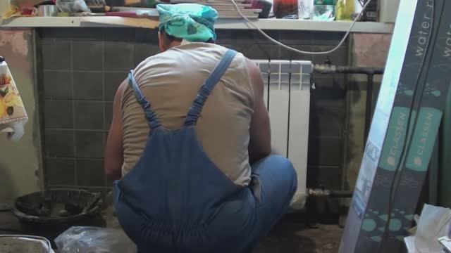 Ремонт кухни// С фартуком и плиточными работами в кухне закончил смотреть онлайн