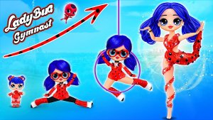 Гимнастка Леди Баг растет! Поделки для кукол ЛОЛ