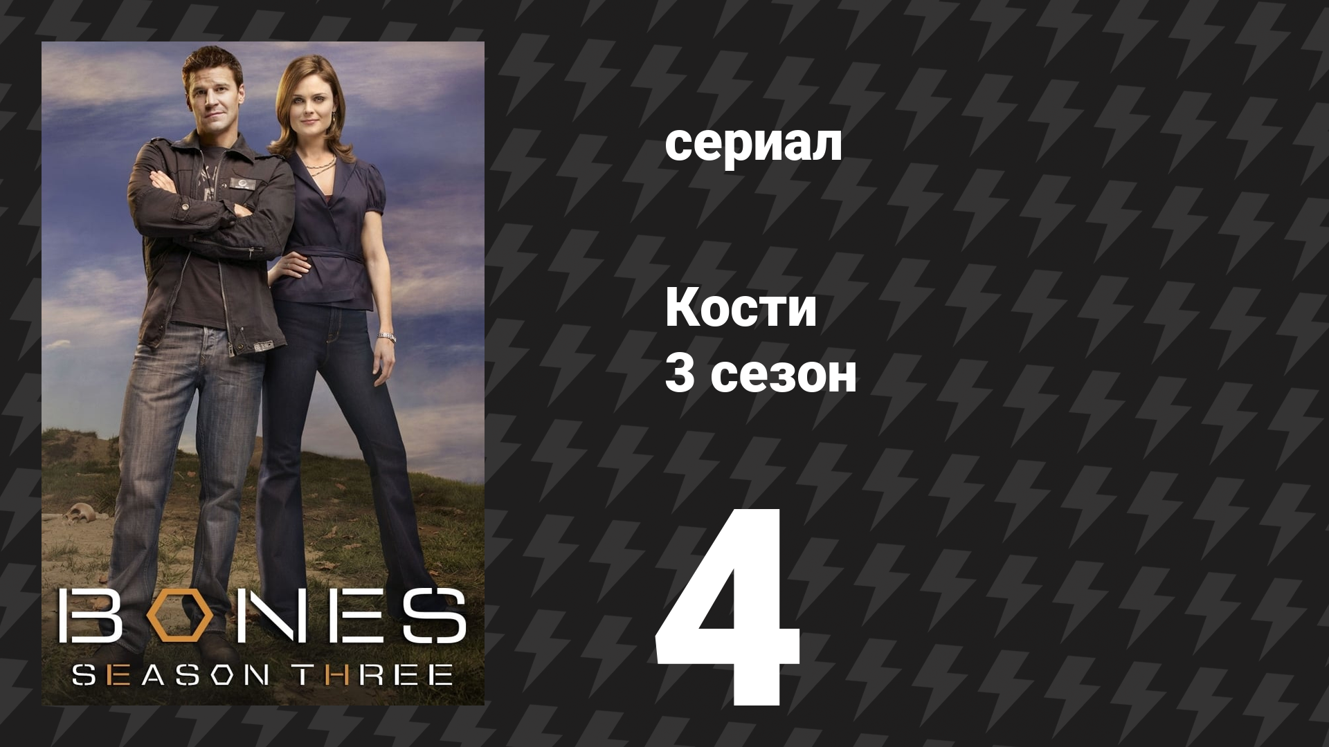 Кости 3 сезон 4 серия «Тайна в почве» (сериал, 2007) смотреть онлайн