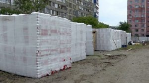 Строительство модульного бассейна на Зелёном клине в Бийске идёт полным ходом (Бийское телевидение)