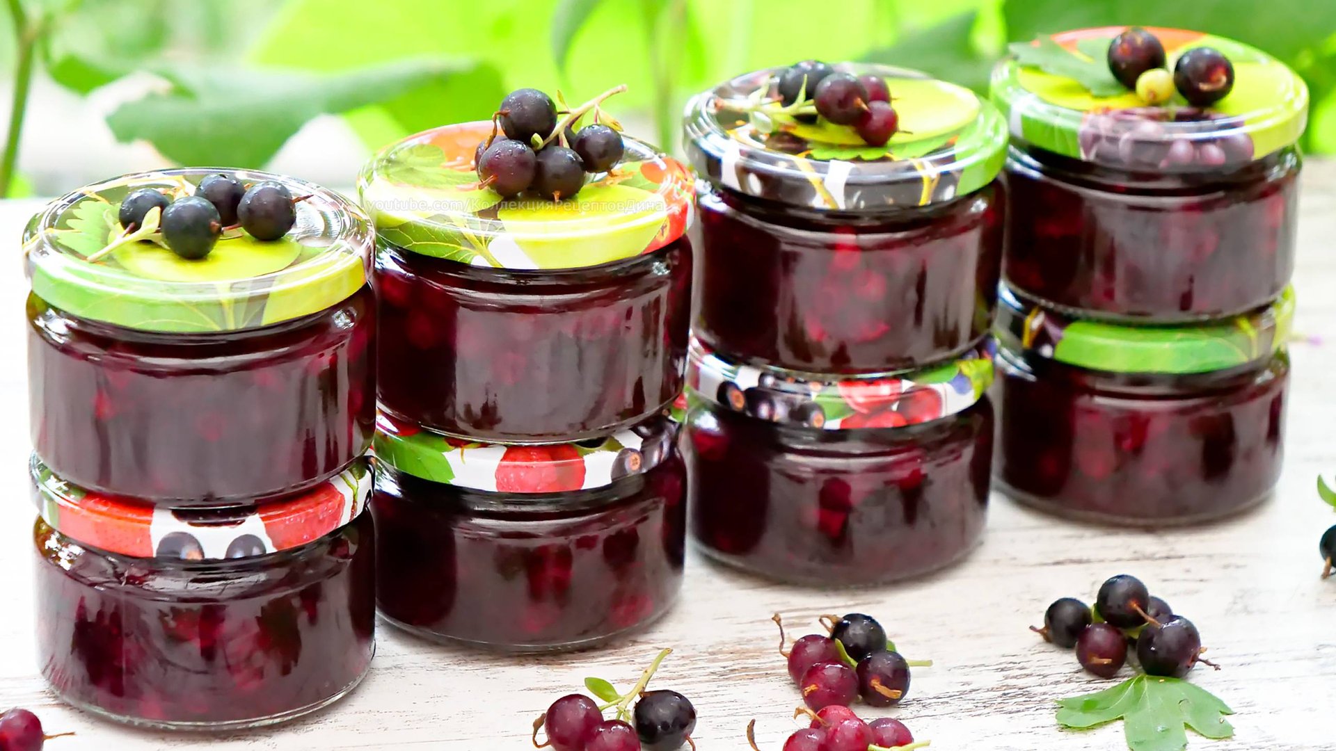 Конфитюр из черной смородины с лимоном и апельсином! Быстрое варенье из черной смородины с пектином! смотреть онлайн