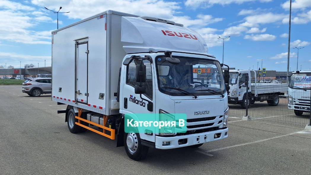 Isuzu Elf EM7 рефрижератор ХОУ Thermo King RV-580 смотреть онлайн