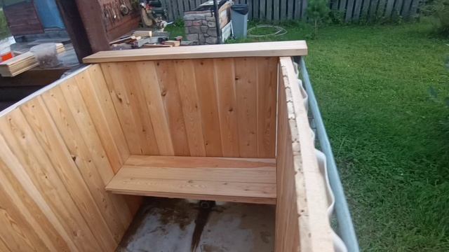 Купель из кубика своими руками. Соседи в шоке. смотреть онлайн