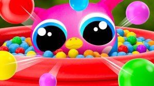 Совенок Хоп Хоп собирает бассейн с шариками 🛁🎈