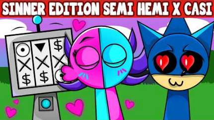 Incredibox Sprunki Retake Sinner Edition Но С Semi Hemi x Casi - All Reactions смотреть онлайн