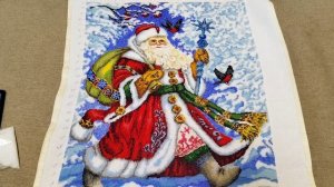 141. Готовый отшив Дед Мороз от Золотых ручек. Финиш марта