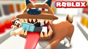 Roblox с комментариями,превращаемся в собаку 🐶 и находим  хозяина и с ним проходим вместе задание