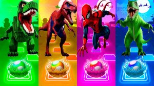 Динозавры 167 уровень - Мультики про Динозавров | МУЛЬТФИЛЬМЫ ДИНОЗАВРЫ в Tiles Hop