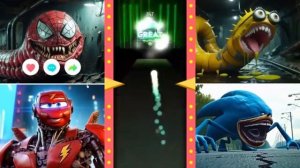 ЧЕЛОВЕК-ПАУК, ЧЕРВЯК, МИНЬОН, ТРАНСФОРМЕРЫ МАККУИН, СОНИК