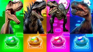 КРУТЫЕ ДИНОЗАВРЫ vs СИЛЬНЫХ ДИНОЗАВРОВ 168 уровень | МУЛЬТФИЛЬМЫ ДИНОЗАВРЫ в Tiles Hop