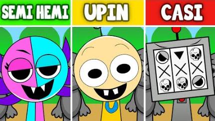 Incredibox Sprunki ВСЕ Скримеры Compilation Upin Vs. Casi Vs. SEMI HEMI | NORMAL VS. HORROR смотреть онлайн