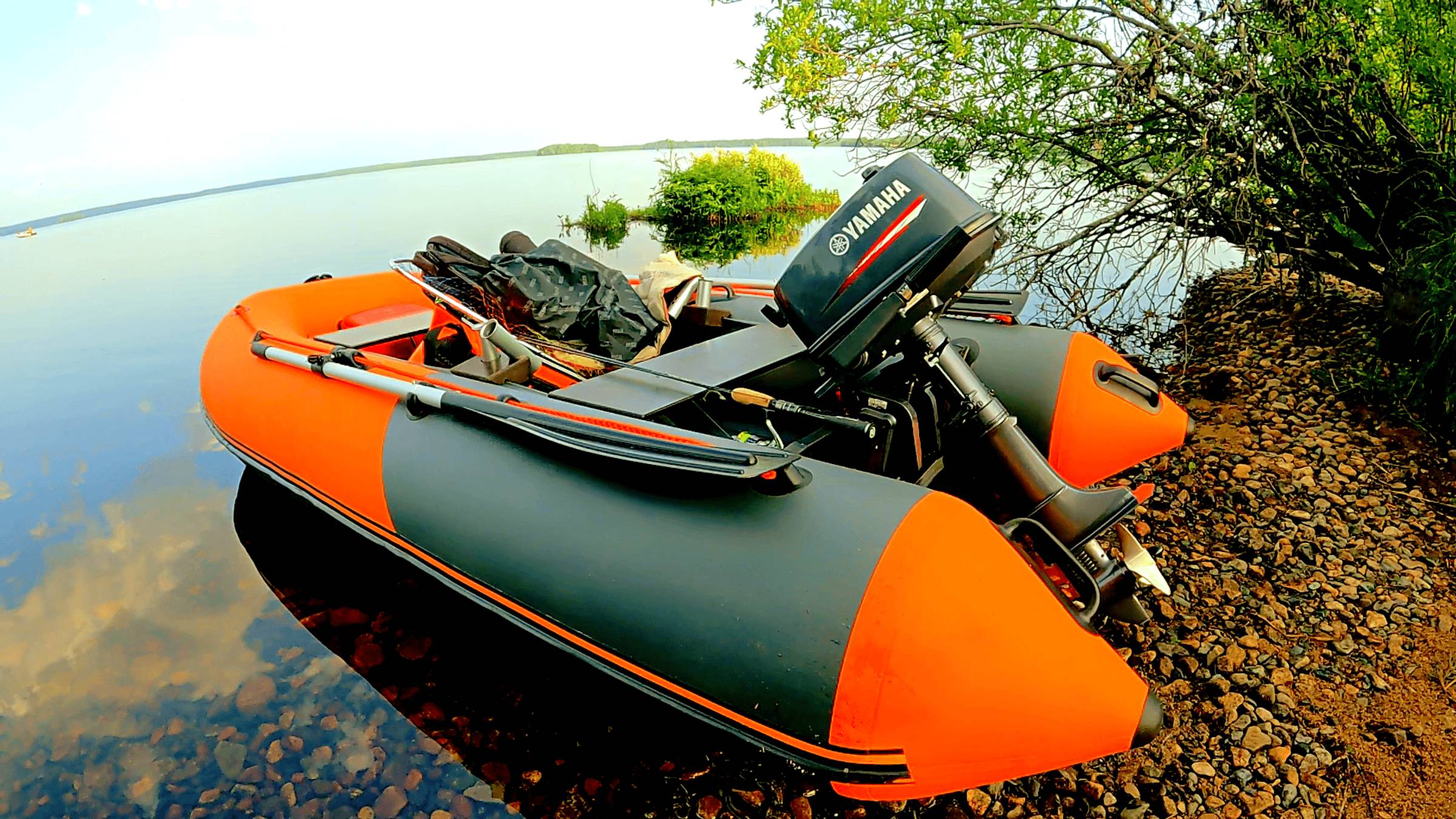 Мой новый комплект ЛОДКА STORMLINE Air Classic + МОТОР YAMAHA и сразу на РЫБАЛКУ смотреть онлайн