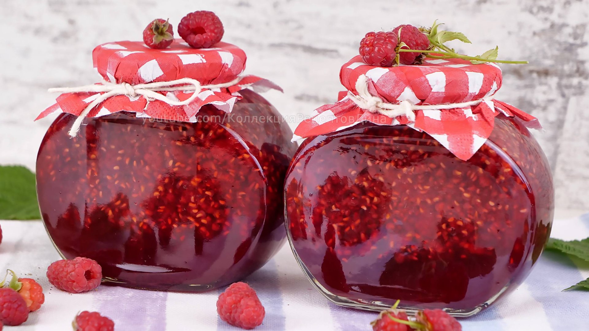 Классический конфитюр из малины с пектином за 3 минуты + заморозка малины на зиму смотреть онлайн
