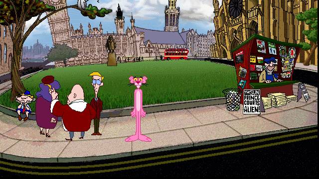 Пантера в розовом