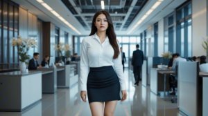 Как надо ходить женщине в офисе. Женские походки. Вид сзади