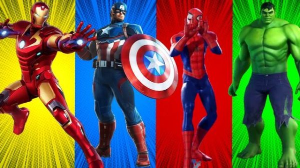 Супергерои Marvel танцуют