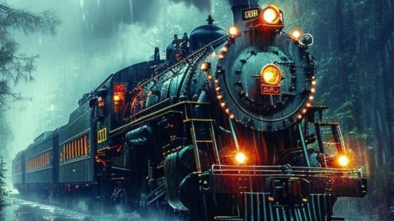 Звуки Поезда под Дождем: Релаксация и умиротворение смотреть онлайн