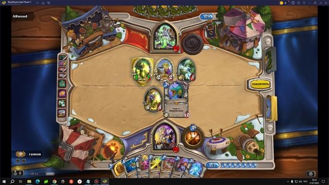 Первая игра на арене. Пока сложно