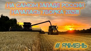 Убираем озимый ячмень 2025/подводит погода/неплохой урожай!