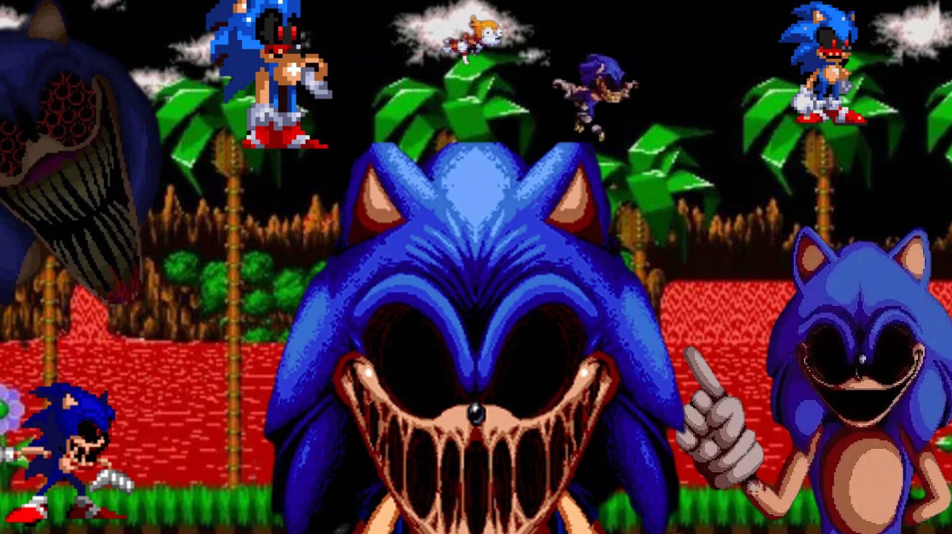 соник ехе One Last Round Rework лютая жесть соник обезумел