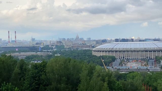 Вид на Москву с Воробьевых гор ✨ смотреть онлайн