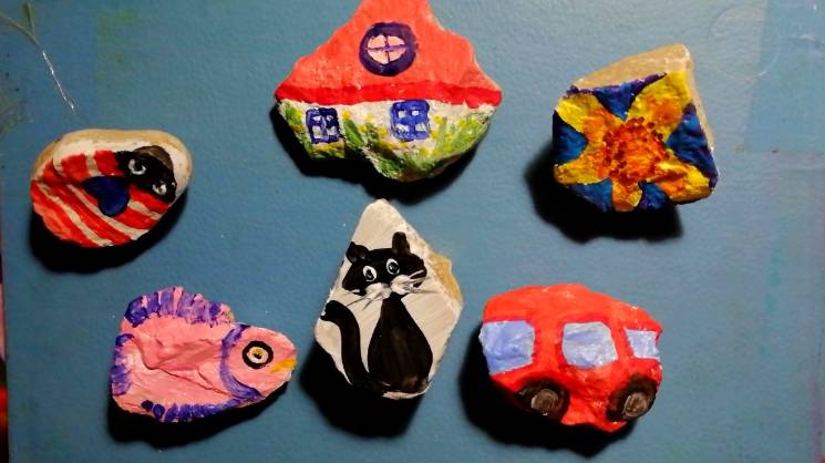 Как разрисовывать камни смотреть онлайн