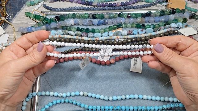 Натуральные материалы. Распаковка камней для создания украшений. смотреть онлайн