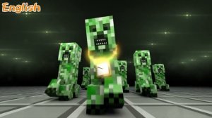 Майнкрафт Крипер Рэп 2 языков
России,Английский