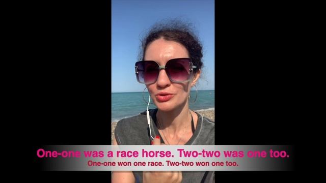 One-one was a race horse | tongue-twister смотреть онлайн