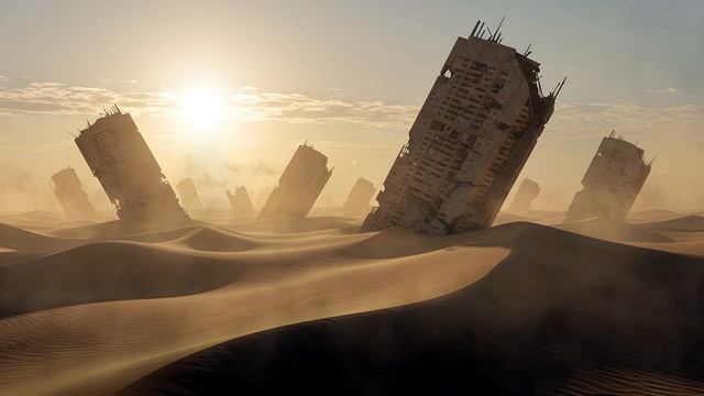 THE RUINS Dark Dystopian Ambient Alien World Soundscape Dystopian Ambience, Background