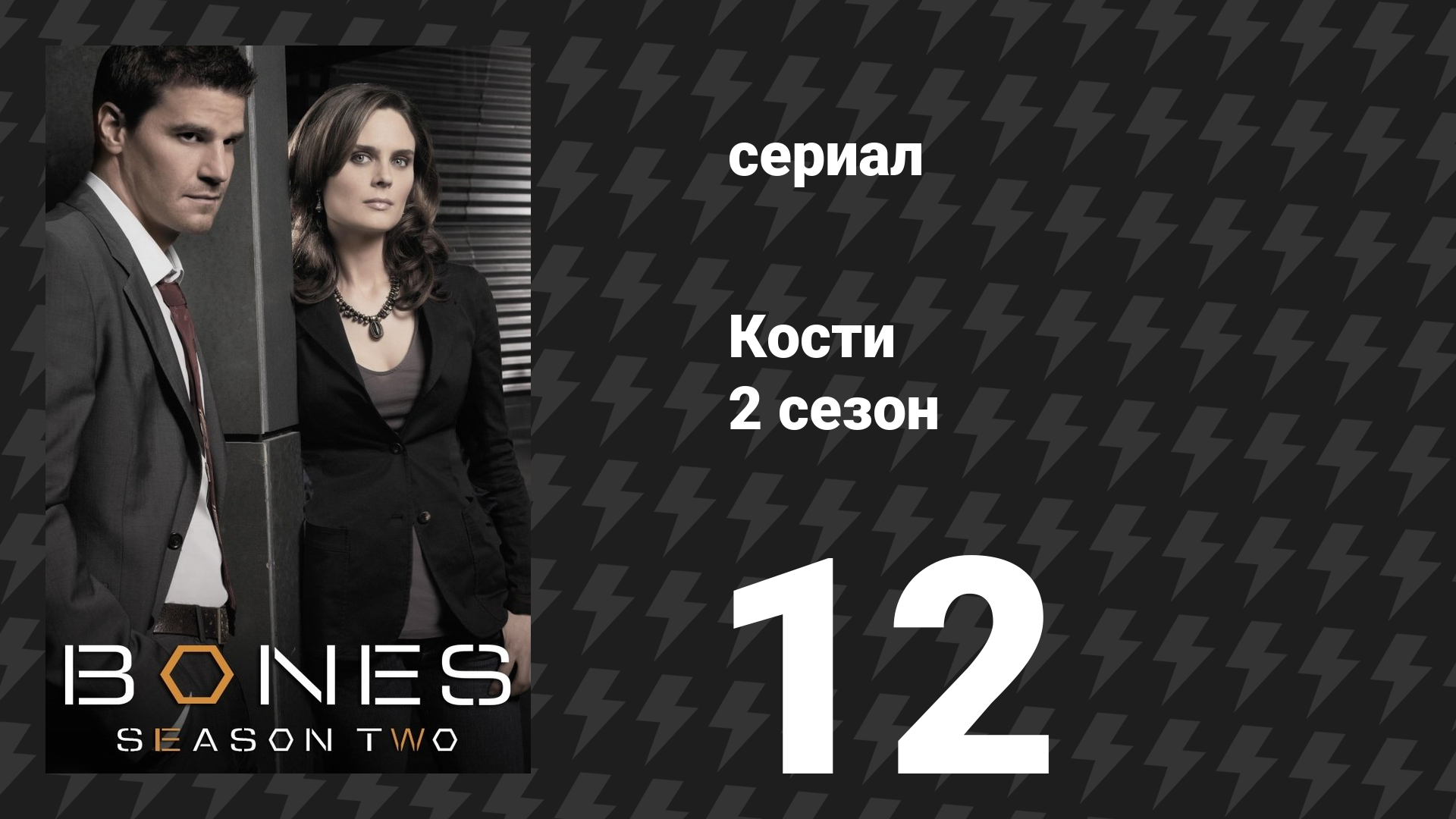 Кости 2 сезон 12 серия «Мужчина в клетке» (сериал, 2006) смотреть онлайн