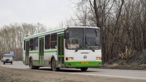 Автобус ЛиАЗ-5256.45 (АВ 967 22). Покатушки по Барнаулу / Bus LiAZ-5256.45. A trip to Barnaul.