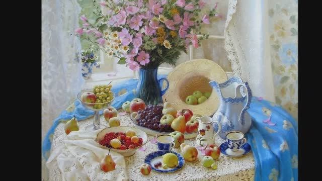 Летние натюрморты Елены Петровой смотреть онлайн