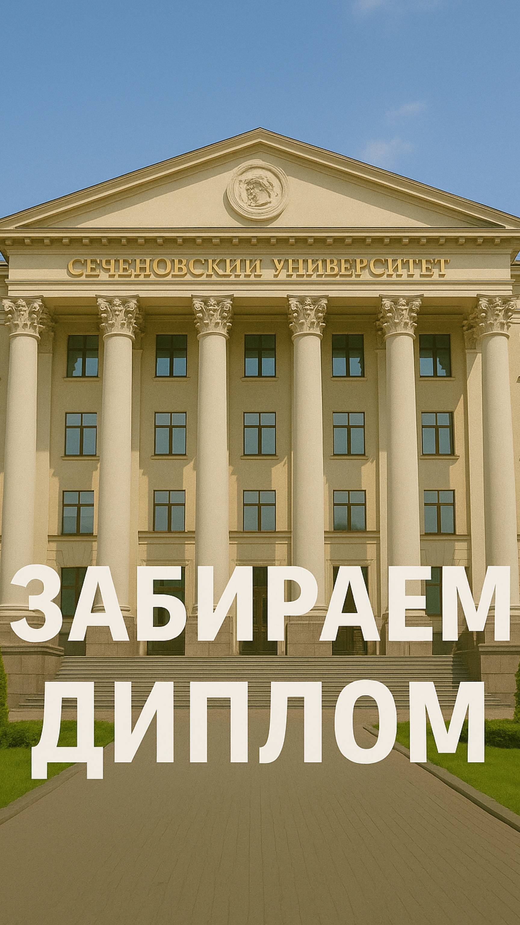 🎓 Забираем копию диплома из Сеченовского университета!