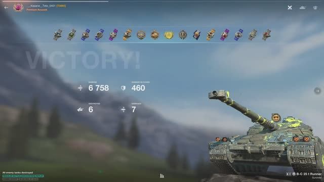 WoT Blitz. Бои на BatChat 25t, Carro 45t, M60