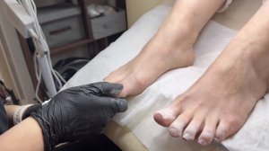 Экспресс педикюр с покрытием гель лак