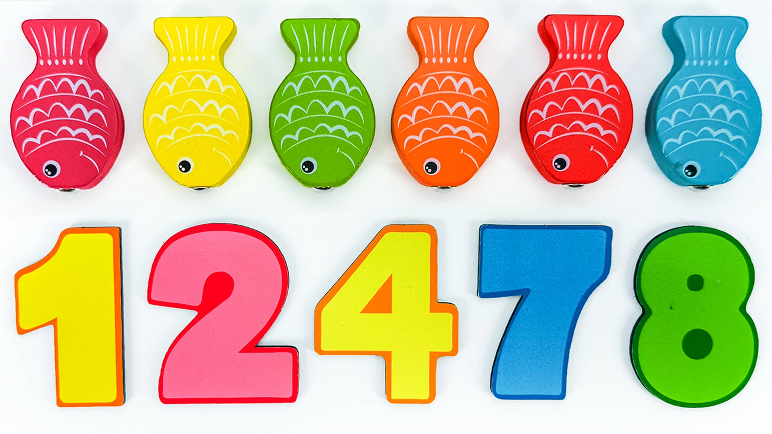 Фрукты, Цвета и Цифры 🍉 Учим Названия и Считаем до 9 🔢 смотреть онлайн