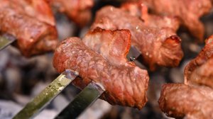 Простой шашлык из говядины, этот рецепт будут просить Вас все друзья. Маринад для шашлыка