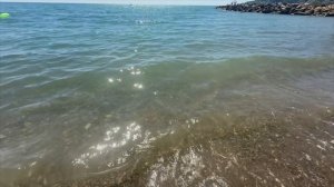 Чёрное море сегодня 20 июля в Лермонтово Туапсинский район