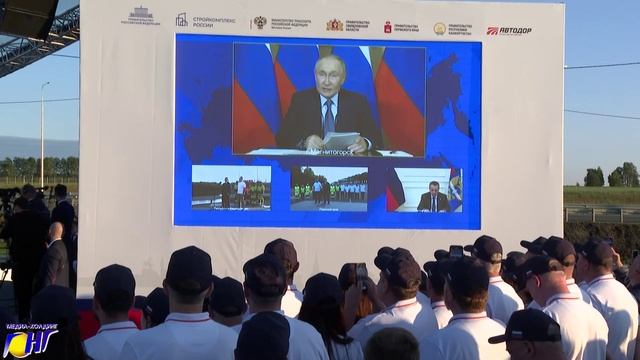 Трасса в будущее: скоростная магистраль М-12 заработала на западе региона смотреть онлайн