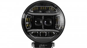 Фара Головного света Sanmak 7" 100W - Ближний 40W - Дальний 30W + ДХО 5.6W, SA6068-100W