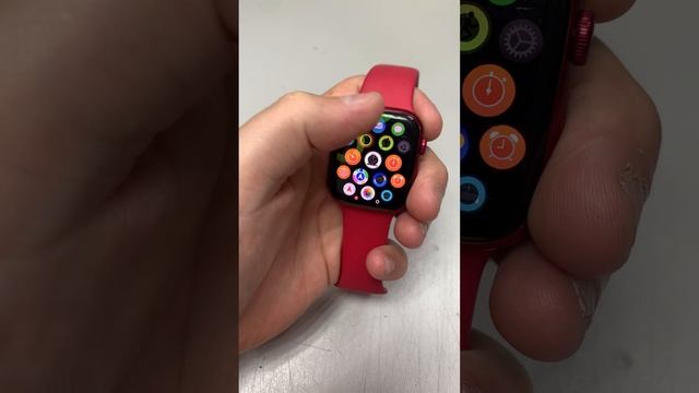 Apple Watch Series 7 45mm Red смотреть онлайн